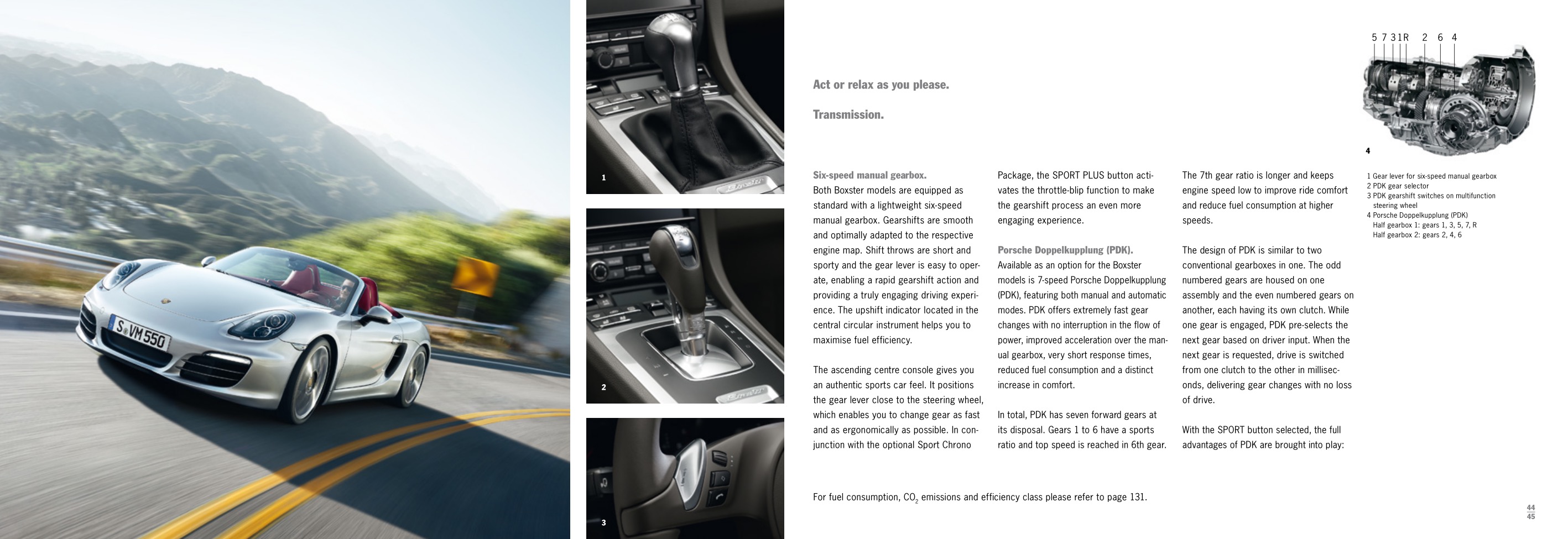2013 Porsche Boxster Brochure Page 1